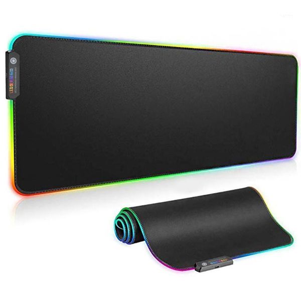 

seenda led light mousepad rgb keyboard mouse pad desk-mat colorful surface mouse pad waterproof multi-size non-slip mice1