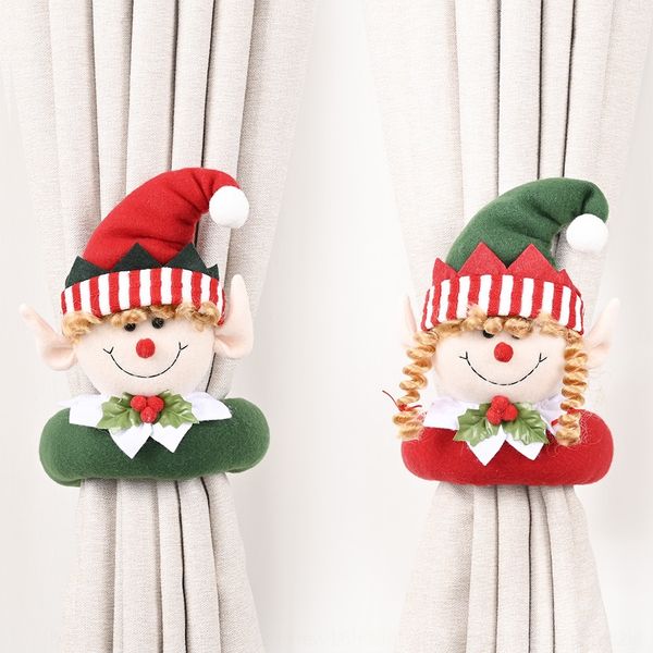 

dacqc zicheng new creative elf cartoon christmas decorative curtainnew products zicheng products christmas elf curtaincartoon creati