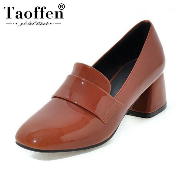 

taoffen 4 color women office pumps new arrival work pumps party club retro classics shoes woman footwear size 33-431, Black