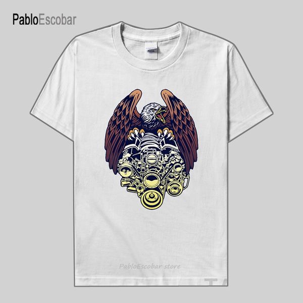 

animal graffiti eagle funny print men's short sleeve clothes cotton graphic trend streetwear casual 03 hoodie designers t shirts sweats