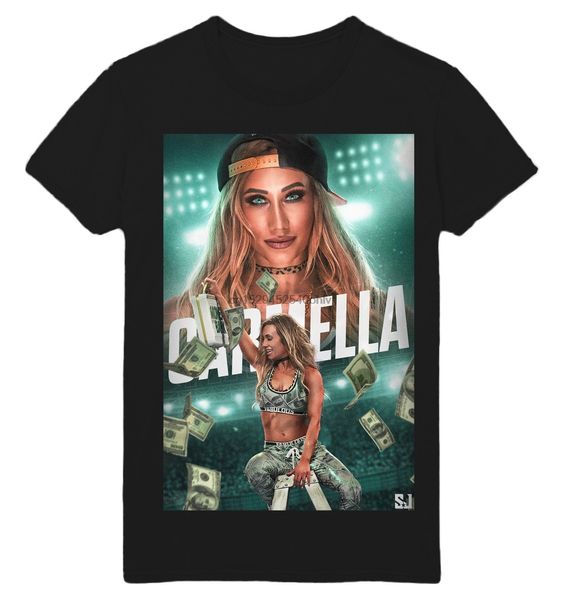 

спорт carmella fabulous raining деньги в банке wrestling black t shirt wwx