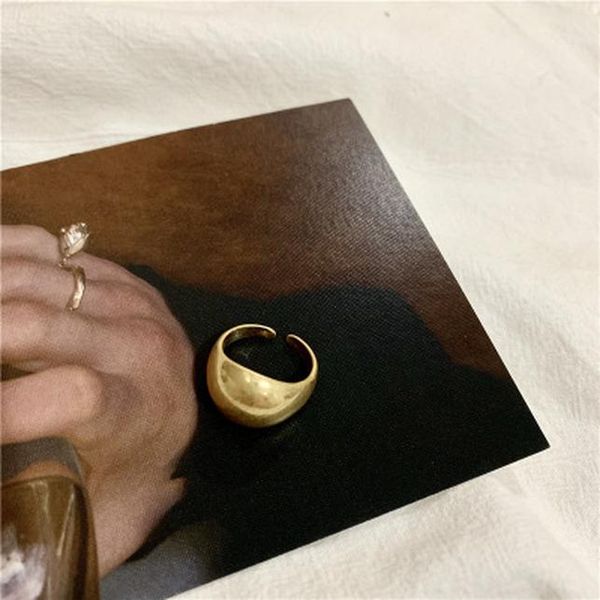 

aomu 2020 новая мода панк металл золото серебро цвет регулируемые кольца для женщин mid finger knuckle кольца партии ювелирных подарков sqcb, Silver