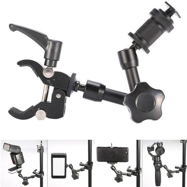 

stabilizers 11in magic arm with metal fixing clamp anti-slip adjustable durable kits for camera gdeals
