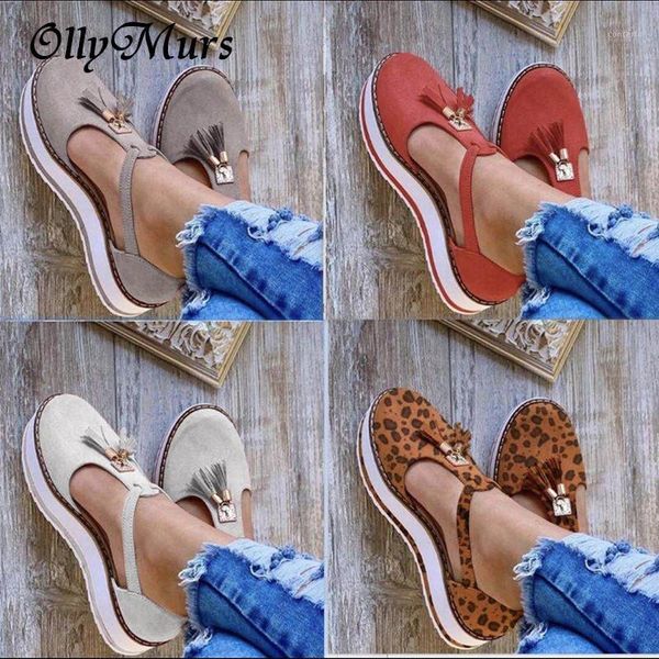 

women summer shoes new sandals solid fashion buckle strap fringe platform heel shoes flat casual ladies plus size sandals 20201, Black