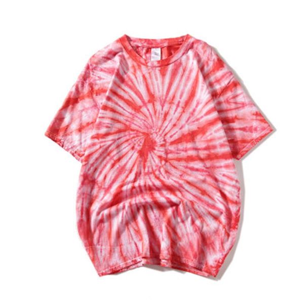 

tie-dye loose man t-shirt summer fashion trend harajuku style hip hop short sleeve crew neck casual tee designer cool t-shirt clothing, White;black