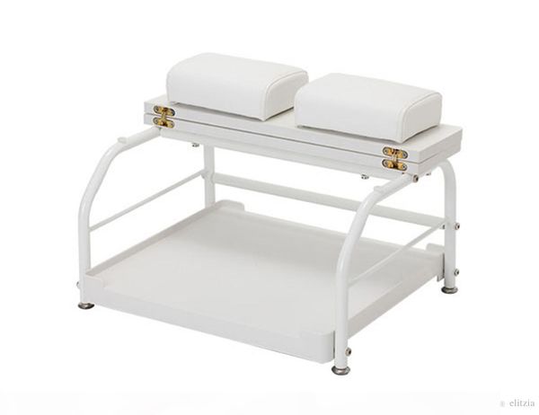 

elitzia et30116 beauty salon or nail salon portable trolley cart for foot rest or pedicure