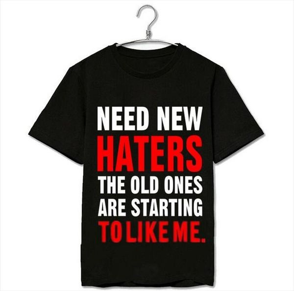

bangtan boys same need new haters printing o neck short sleeve t shirt summer kpop bangtan boys t shirt, White