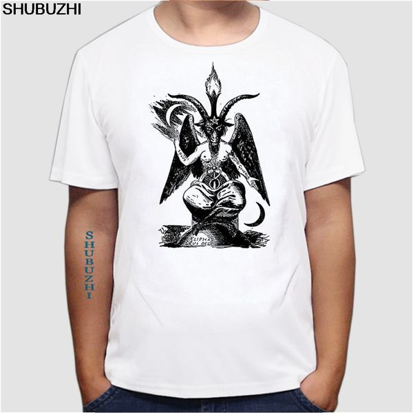 

sport new summer style satanic goat baphomet cartoon t shirt men cotton short sleeve printed t-shirt brand tshirt euro size