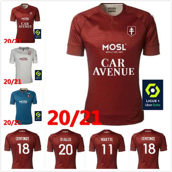 

maillot de oep 20 21 fc metz soccer tehersys 2020 2021 bulaya diallo contonze bront vagner niane fofana vagner home футбольная футболка таил, Black;yellow