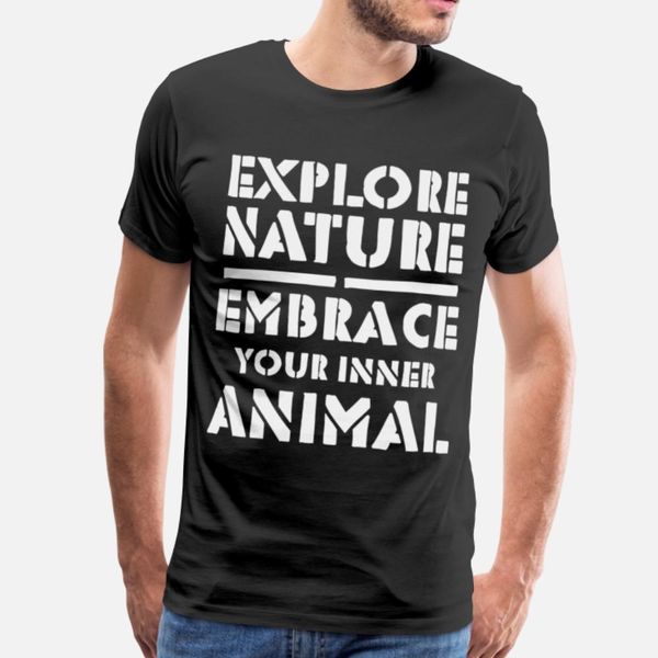 

explore nature - embrace your inner animal t shirt cool vintage trendy tracksuit hoodie sweatshirt