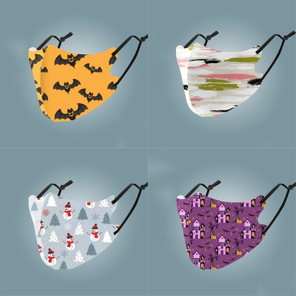 

print mask face masks fabric prectivemask proof washable agoad zbhwss#246, Black