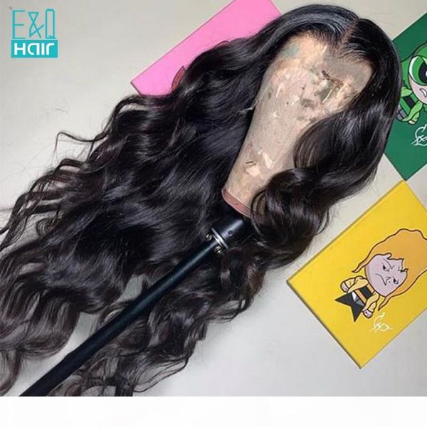 

glueless полный шнурок человеческих волос парики с ребенком волос pre щипковых бразильский remy объемная волна человеческие парики для черно, Black;brown