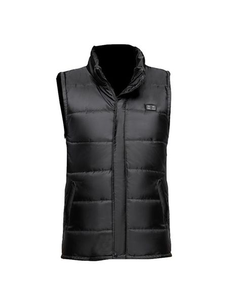 

heated vest intelligent dual-control heating down vest graphene usb heating men's clothing electric, Gray;blue