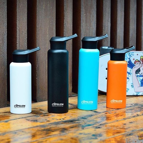 

ready to ship sport double wall vacuum flask insulated stainless steel water bottle 26oz 750ml in stock dhl ing