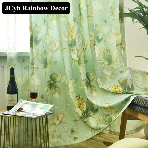 

elegant flower blackout curtains for living room bedroom kitchen modern leaf curtains for window drapes fabric treatments blinds