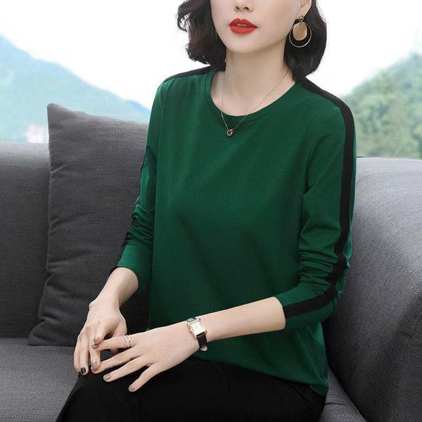 

women spring autumn style blouses shirts lady casual long sleeve o-neck patchwork blusas dd8237, White