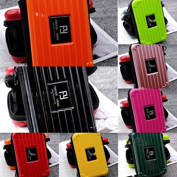 

frqrg striped hard case wash waterproof portable hand fy fashion color cosmetic gpsg0 multi-function bag cosmetic pc storage bag box storage