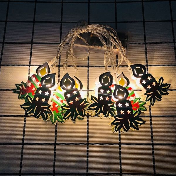 

christmas led light string cartoon xmas tree motif 1.65m 10 led/3m 20 led christmas outdoor lighting party decoration 11 styles t2i51624