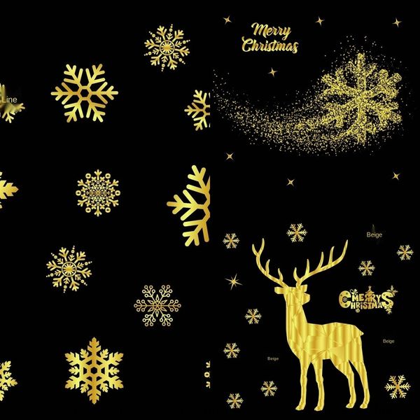 

uyq9s non-glue sticker decals sticker decoration l non-glue electrostatic electrostatic window mall window shopping decals shopping mall