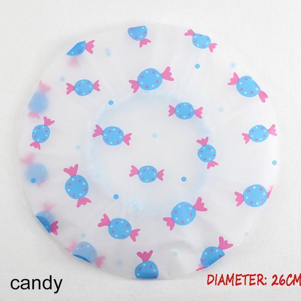 

shower cap thicken elastic bath hat bathing cap for women hair salon dot waterproof bathroom products bathroom accessories h wmtyfk