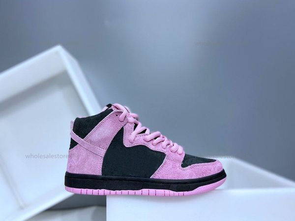 

2021 dunk high skateboard invert celtics women shoes strawberry purple pink green mens outdoor sports sneakers trainers skate, Black;red