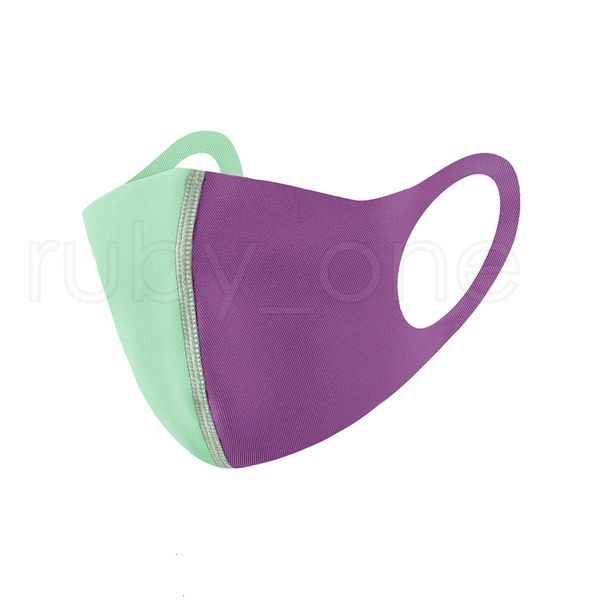 

solid factory fashion mask dustproof antifog mouth color patchwork washable reusable designer face masks 11styles rra346 pet0p