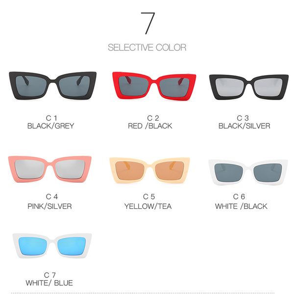 

fashion cute ladies 2020 square frame sunglasses women vintage brand small sun glasses female oculos de sol uv400