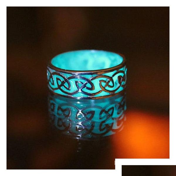 

europe and the united states big luxury retro carved luminous ring maya mysterious geometry adjustable adjus sqcxbl queen66, Golden;silver