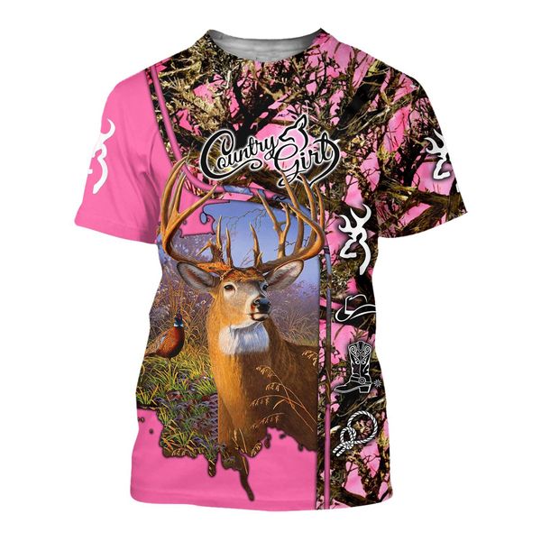 

animal deer wolf hunting color men 3d print shirts graphic anime hentai men clothing