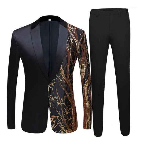 

men's black sequin party blazer slim fit wedding party suit jackets singer high density sequinedblazer suits1, White;black