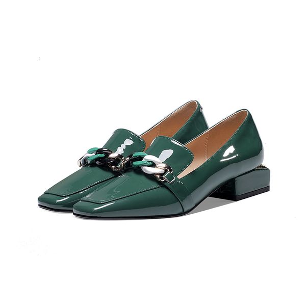 

women natural 2021 plus size 22-26cm 1st layer cow shoes women's pumps current heels decoration 4 colours 6vvq, Black