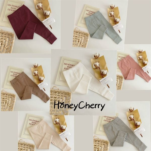 

boy and girl baby leggings autumn models wild boys and girls pants toddler pants baby boy leggings lj201012, Blue