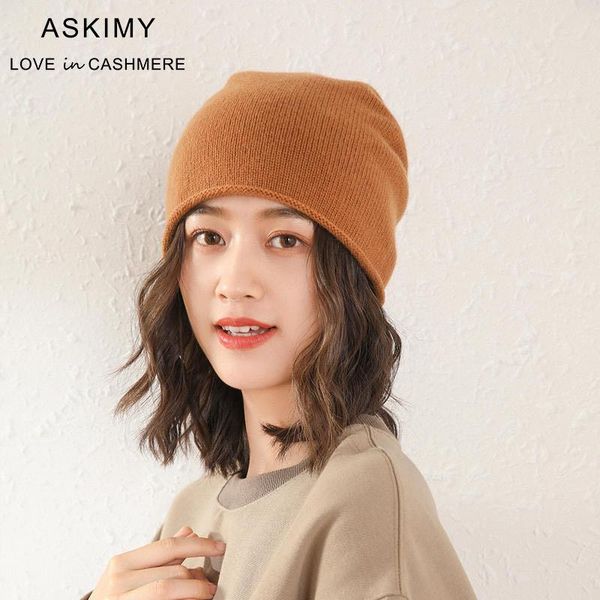 

female edge warm new hat baotou hat fashion leisure knitting bonnets for women designer beanie beanies, Blue;gray