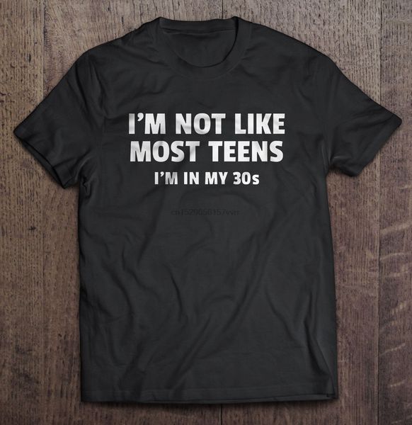 

men t shirt i m not like most teens i m in my 30s women t-shirt sport hooded sweatshirt hoodie