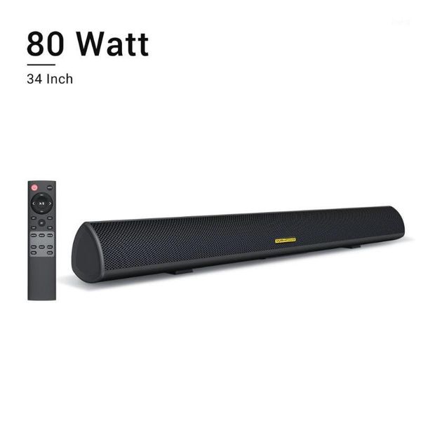 

100w home theater sound system 2.0 soundbar tv bluetooth speaker support optical aux sound-bar with subwoofer for tv with remote1
