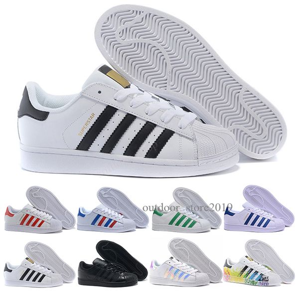 

2022 mens womens superstar casual shoes white black pink blue gold superstars 80s pride sneakers super star women men sport shoes eur size 3