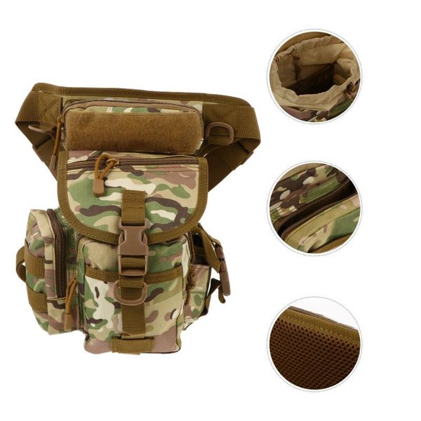 

outdoor bags 1pc waterproof thigh pouch oxford fabric leg bag practical