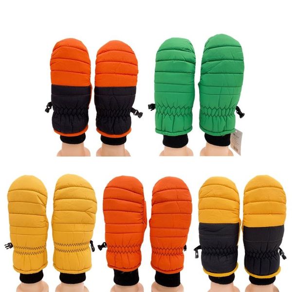 

children winter warm ski gloves boys/girls kids sports waterproof windproof non-slip snow mittens extended wrist skiing gloves