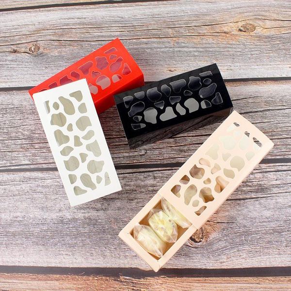 

gift wrap 50pcs hort style paper box candy macaron fashion snowflake crisp packaging chocolate 1