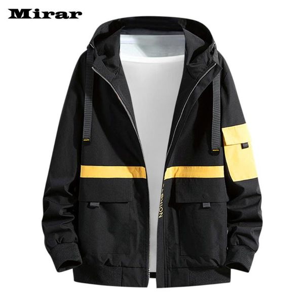 

men's jackets mens casual coats autumn winter long sleeve hooded outwear blouse loose men 2021 streetwear jaqueta, Black;brown
