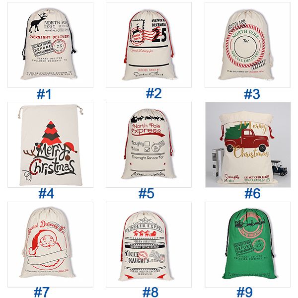 

candy sants large claus bag xmas drawstring canvas santa sacks gift bags for christmas decoration