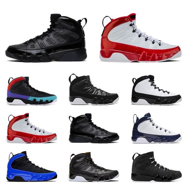 

gym red 9 men basketball shoes 9s jumpman bred dream it do it racer blue anthracite black white unc mens trainers sports sneakers