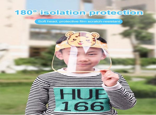 

1шт защиты детей защитная маска против всплеск капелька анфас обложка маска регулируемое cute safe clear face shield wmtirx xhhair