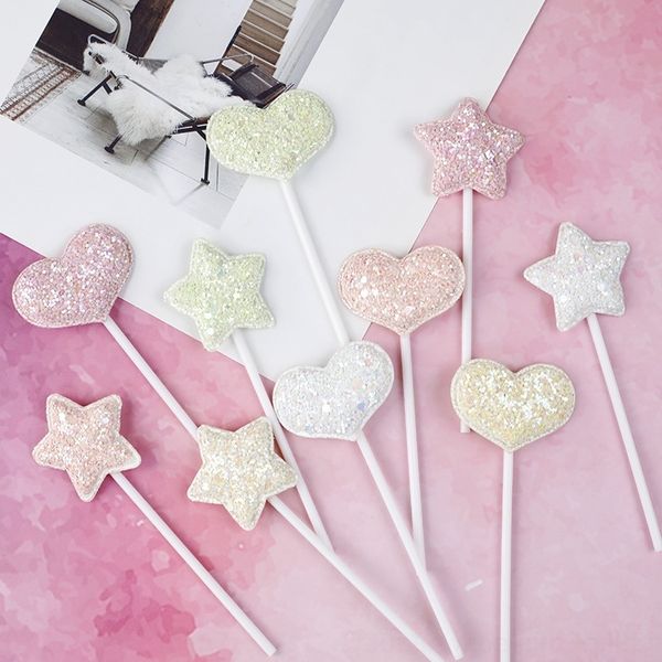 

b0erc 9tx27 украшения запеченный торт плагин в стиле сердца звезды плагин вспышка кусок hipster торт ins партии украшения выпечки