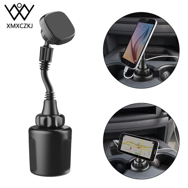 

universal magnetic adjustable gooseneck cup phone holder for hua wei p 30
