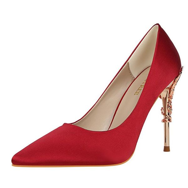 

bigtree fashion lady dress shoes women pumps high heels festival party wedding shoes formal pumps stilettos heels fis080, Black