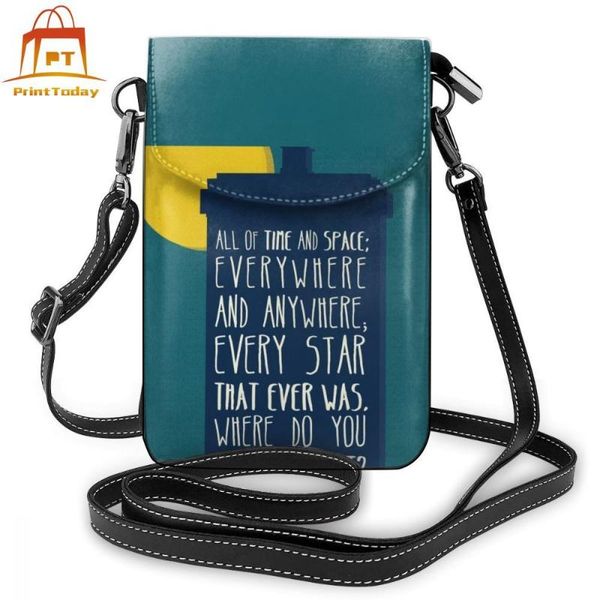 

tardis shoulder bag tardis leather bag small student women bags wedding print trendy purse