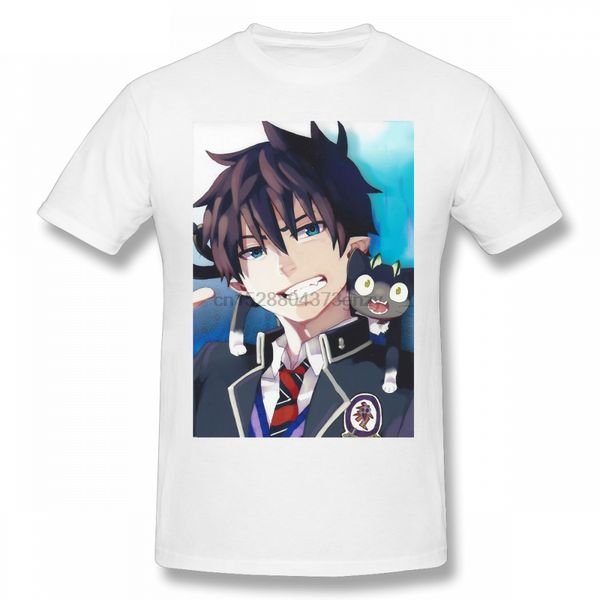 

blue exorcist cute popular t shirt lovers tshirt men cotton crewneck 3xl short sleeve funny t shirts sport hooded sweatshirt hoodie