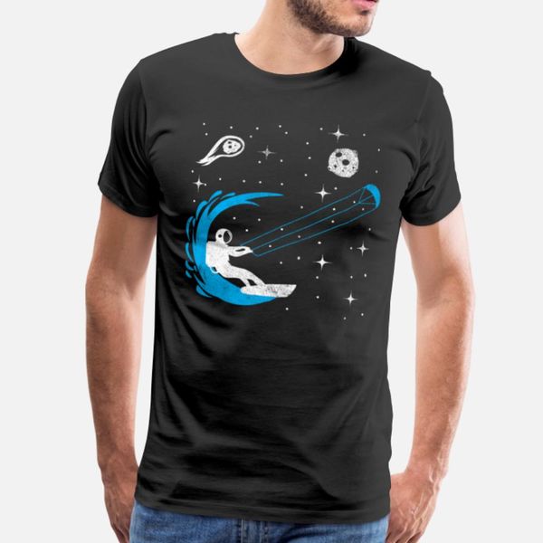 

kite surfing on space wave t shirt diy retro sports tracksuit hoodie sweatshirt