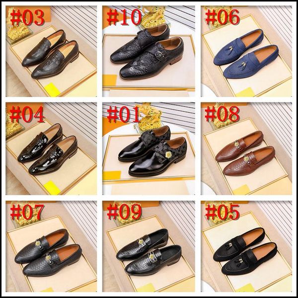 

c3 wedding dress shoes luxury men oxfords male patent leather formal business shoes for men zapatos homme 11, Black